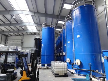Chemisch-physische Kläranlage für industrielle Abwässer und Abfälle